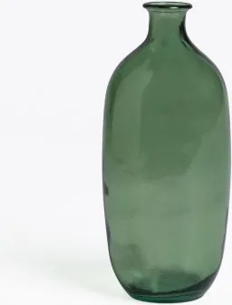 Lumas Glazen Vaas Groen – Kool - Sklum