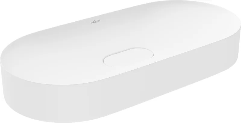 Mexen Sofia wastafel opbouw van composiet 70 x 35 cm, wit - 23067001