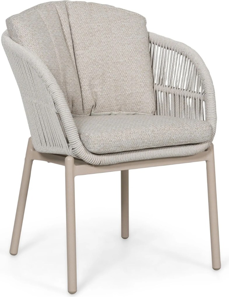 Tuinset 4 personen 120 cm Rope Zand/Beige Lifestyle Garden Furniture Monaco/Xento