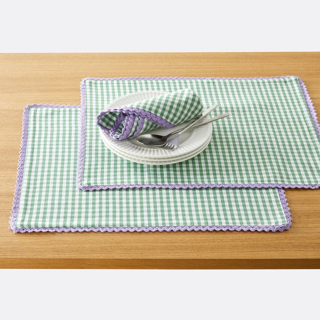 Set van 2 placemats in katoen/linnen Trattoria