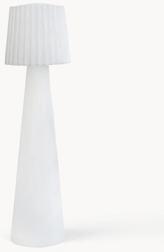 Mobiele outdoor LED vloerlamp Lady met kleurverandering, dimbaar