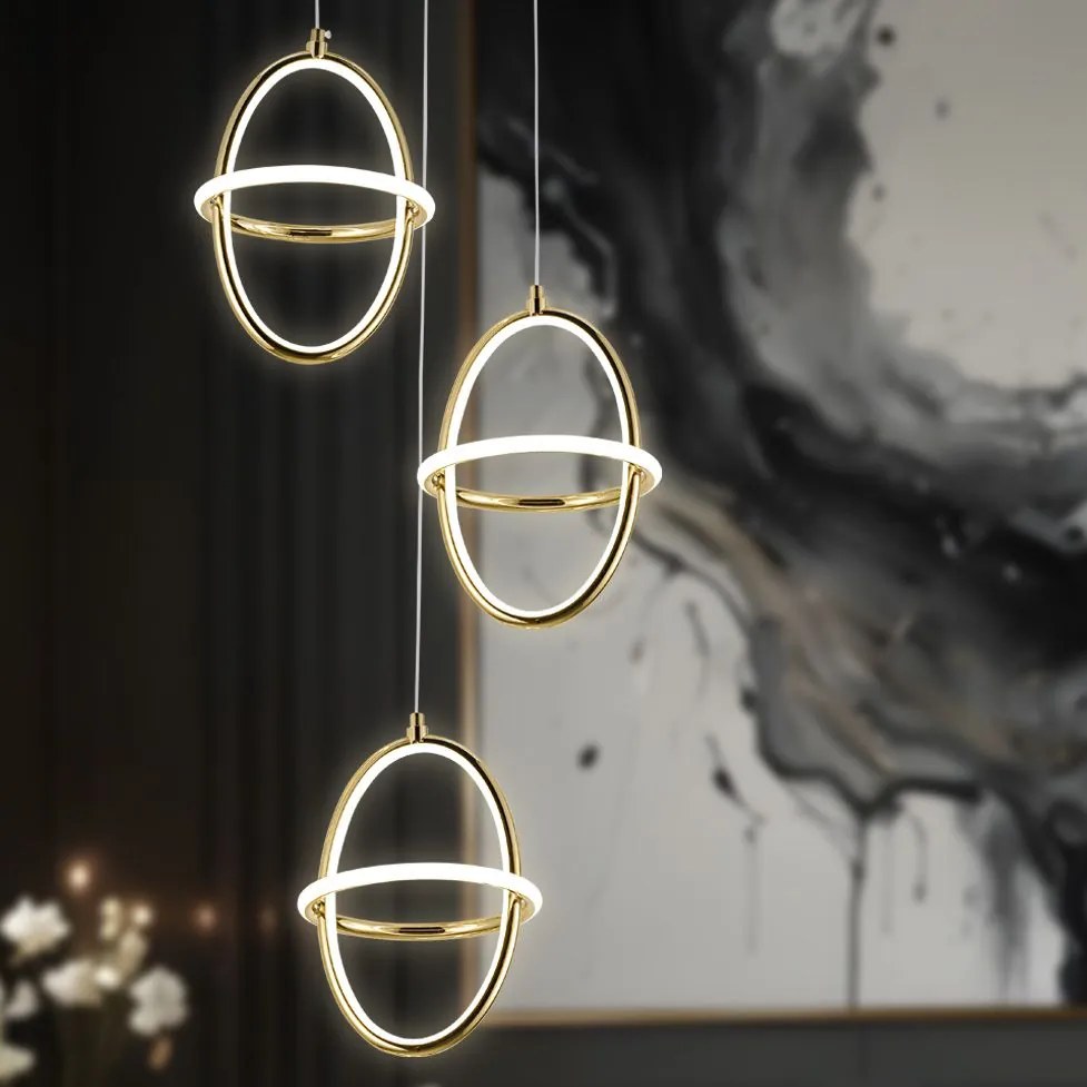 LED hanglamp G064-3CPR Gold