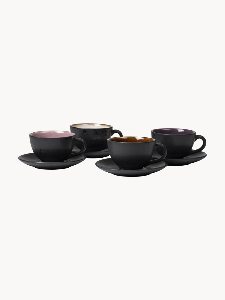 Koffiekopjes Etsy met schoteltjes Dia, 4-delig