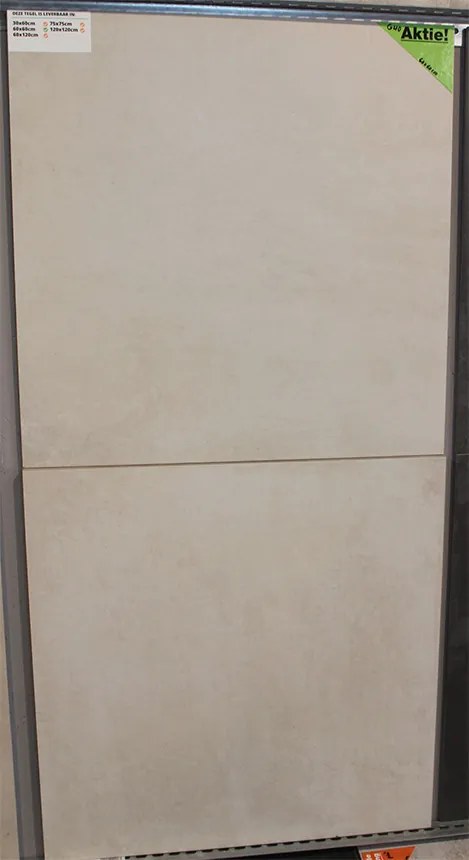 Vloertegel 120x120 Cm Betonlook Arca Grijs Beige G40