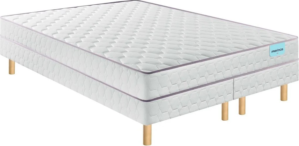 Ensemble matras met pocketveren + bedbodem Natty
