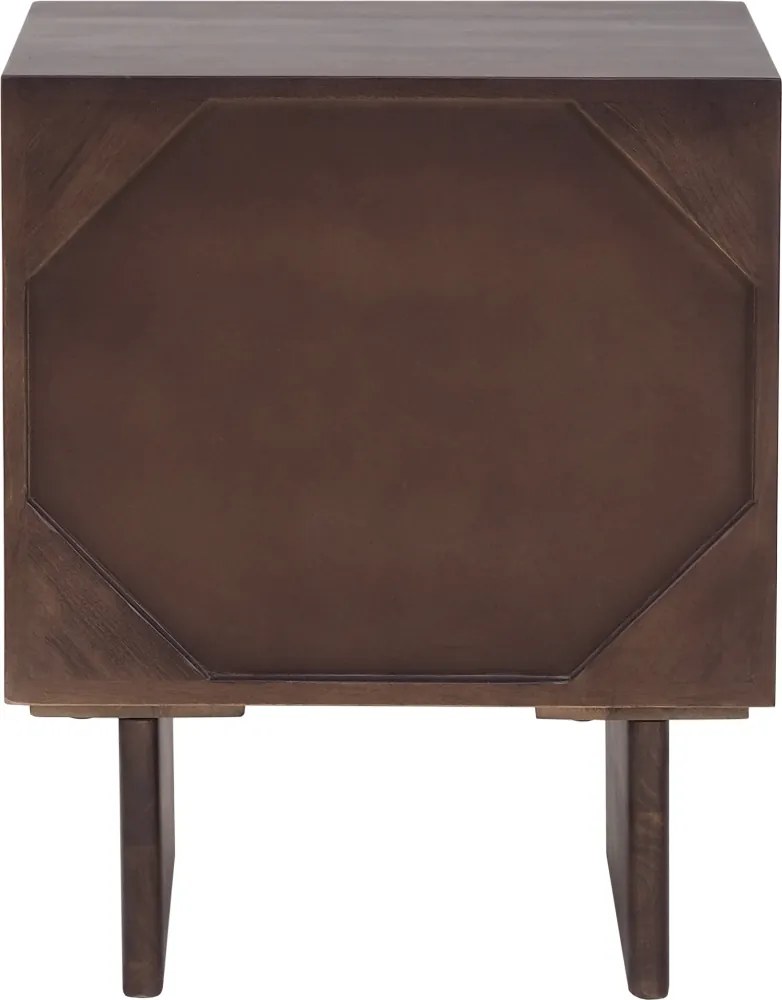 Nachtkastje Met Organisch Patroon - 45x40x52cm.