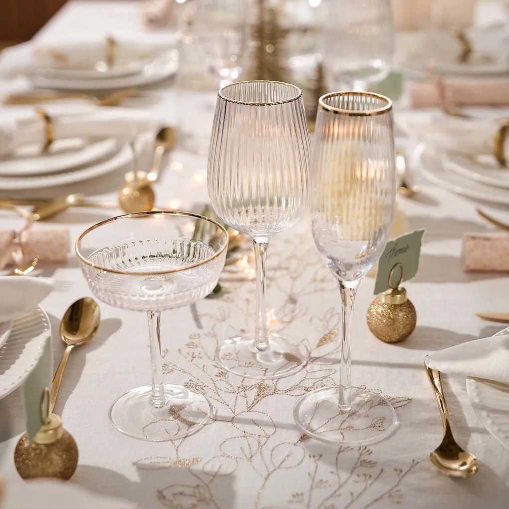 Set van 4 champagneglazen, Lurik