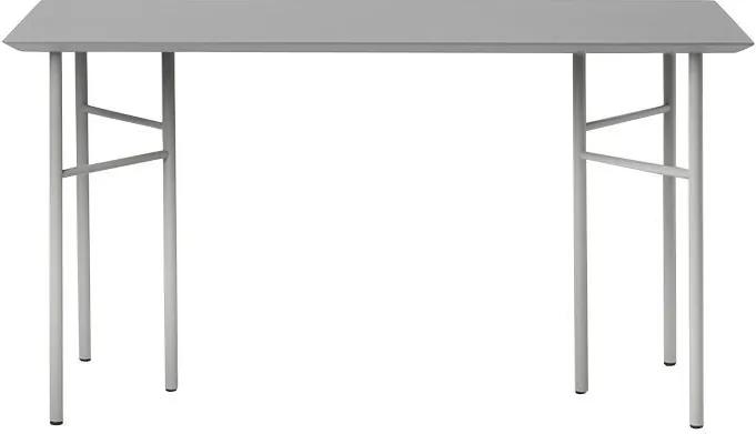 Ferm Living Mingle Desk Light Grey Linoleum bureau 135x65 verstelbaar