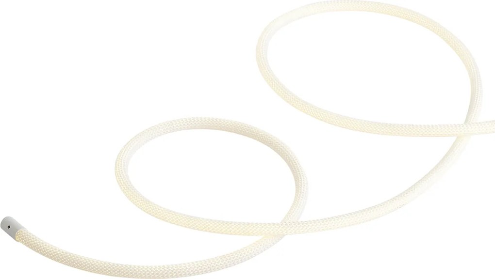Lichtsnoer wit met stekker 3m incl. LED dimbaar in Kelvin IP44 - Ropy