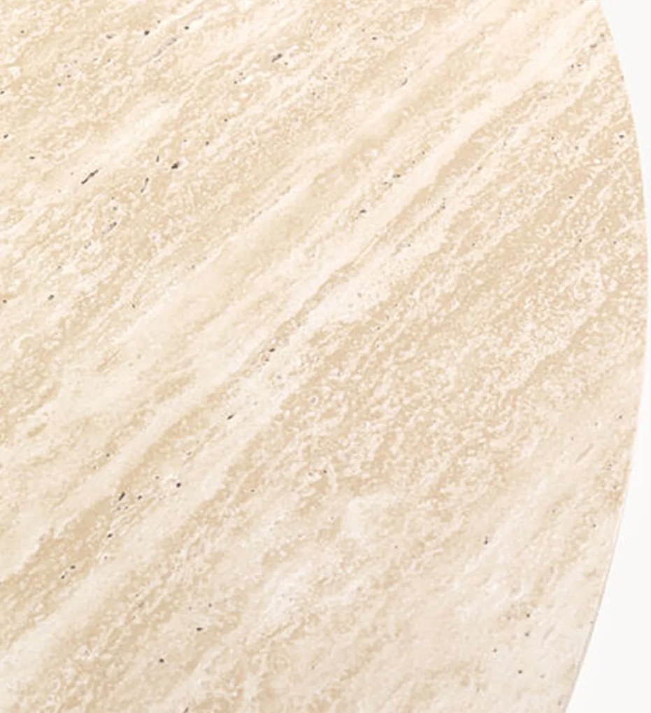 Kare Design Cono Ronde Eettafel Travertinlook - 120 X 120cm.