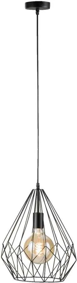 Hanglamp Marnix - zwart - 150x30 cm - Leen Bakker