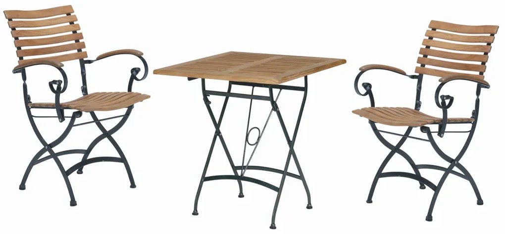 4 Seasons Outdoor Bellini bistroset antraciet  Tuinset    antraciet weerbestendig