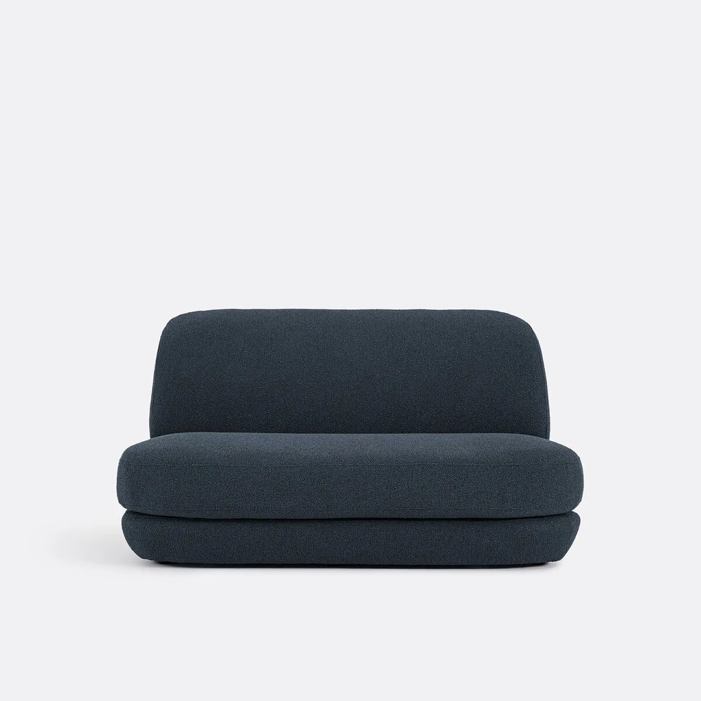 2-zitsbank, fijne boucléstof Lega