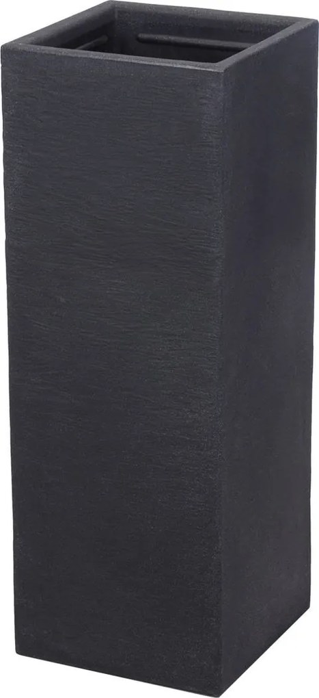 Bloempot Kubus Quadr– 30 cm x H80 cm – Antraciet – Modern Design