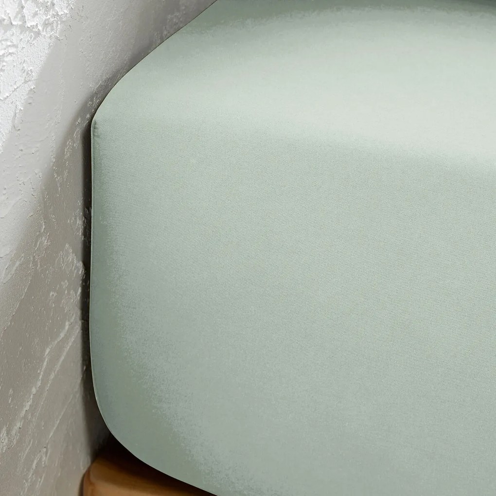 Hoeslaken van 118-draden gewassen katoensatijn, Victor uni