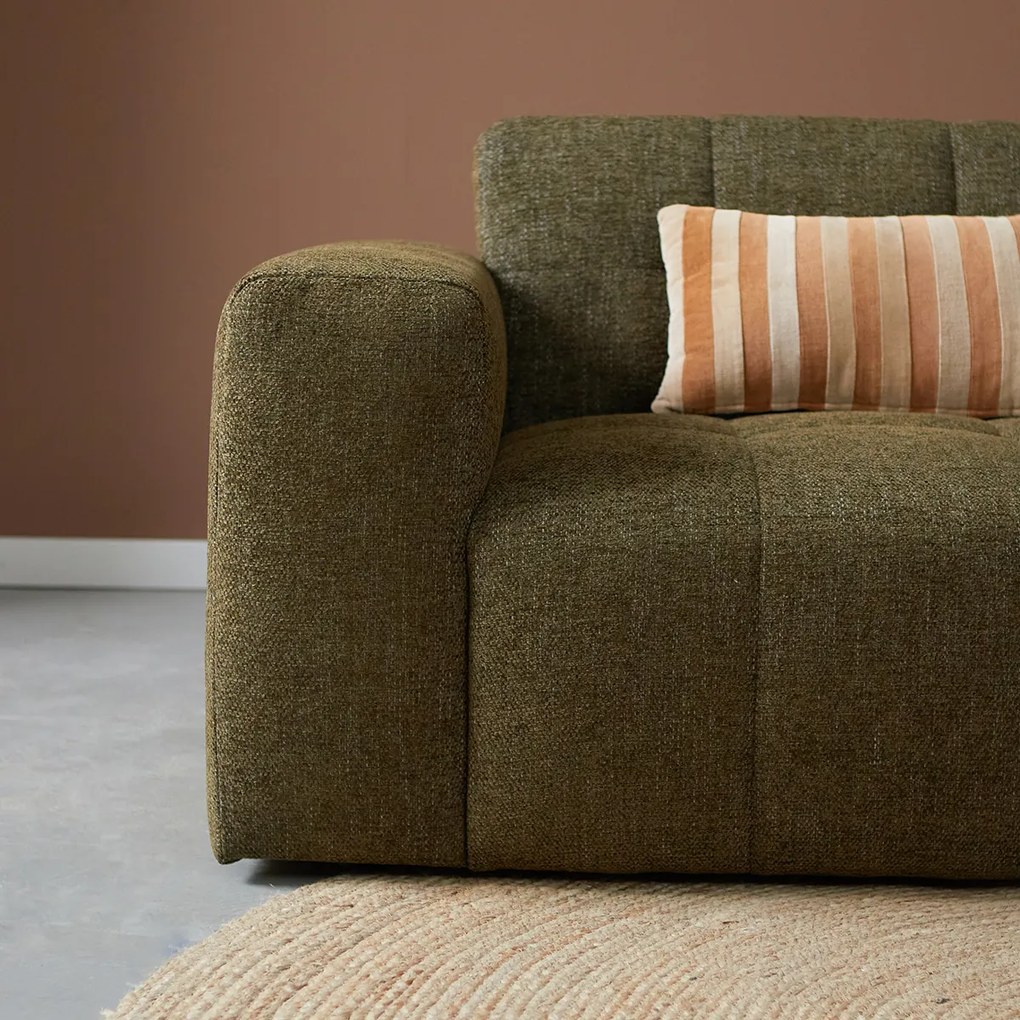 PEPP Interiors Wave Grote Hoekbank Groen Rechts