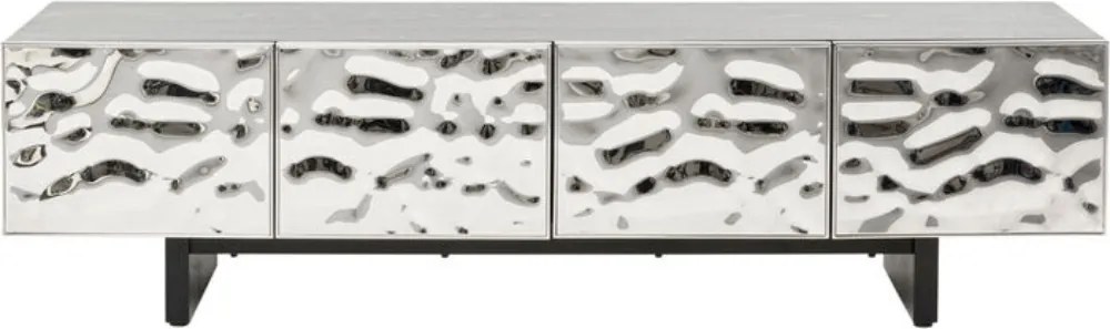 Chroom TV-meubel - 180x40x45cm.