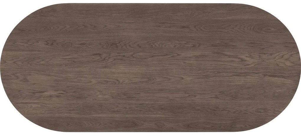 Goossens Excellent Eettafel Uniek, Semi rond 240 x 100 cm