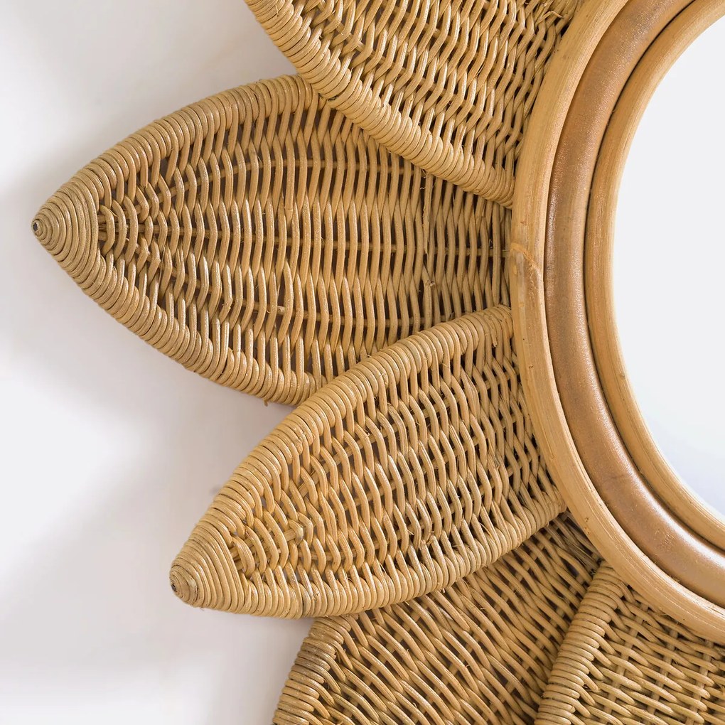 Spiegel in rotanØ60 cm, Nogu