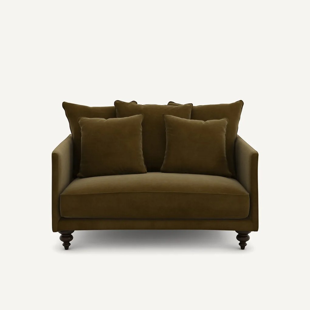 2-zits compact fluwelen zetel, Lazare