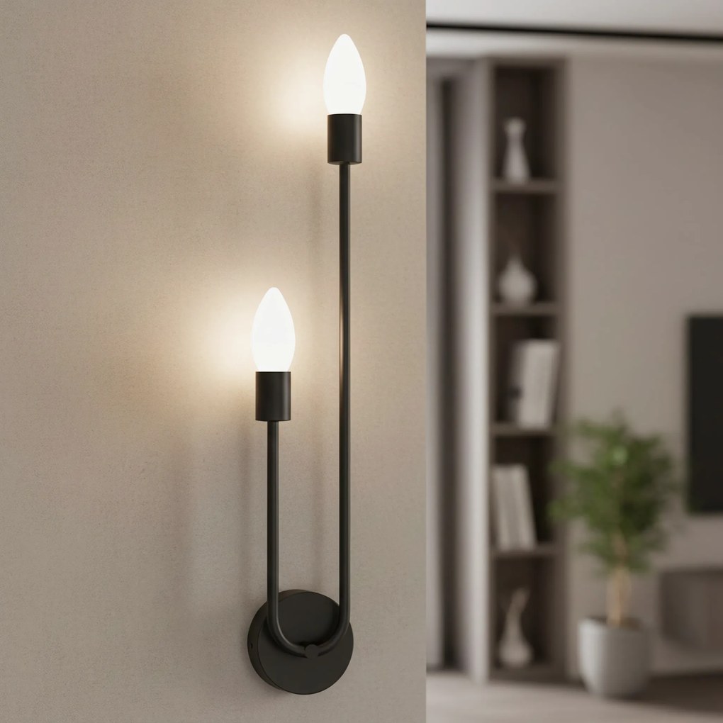WANDLAMP APP1147-2W zwart