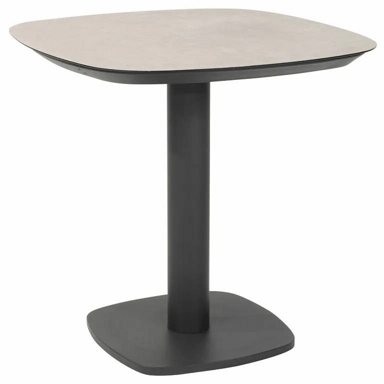 Taste by 4 Seasons Manolo bistro tuintafel 75x75 cm keramiek - antraciet
