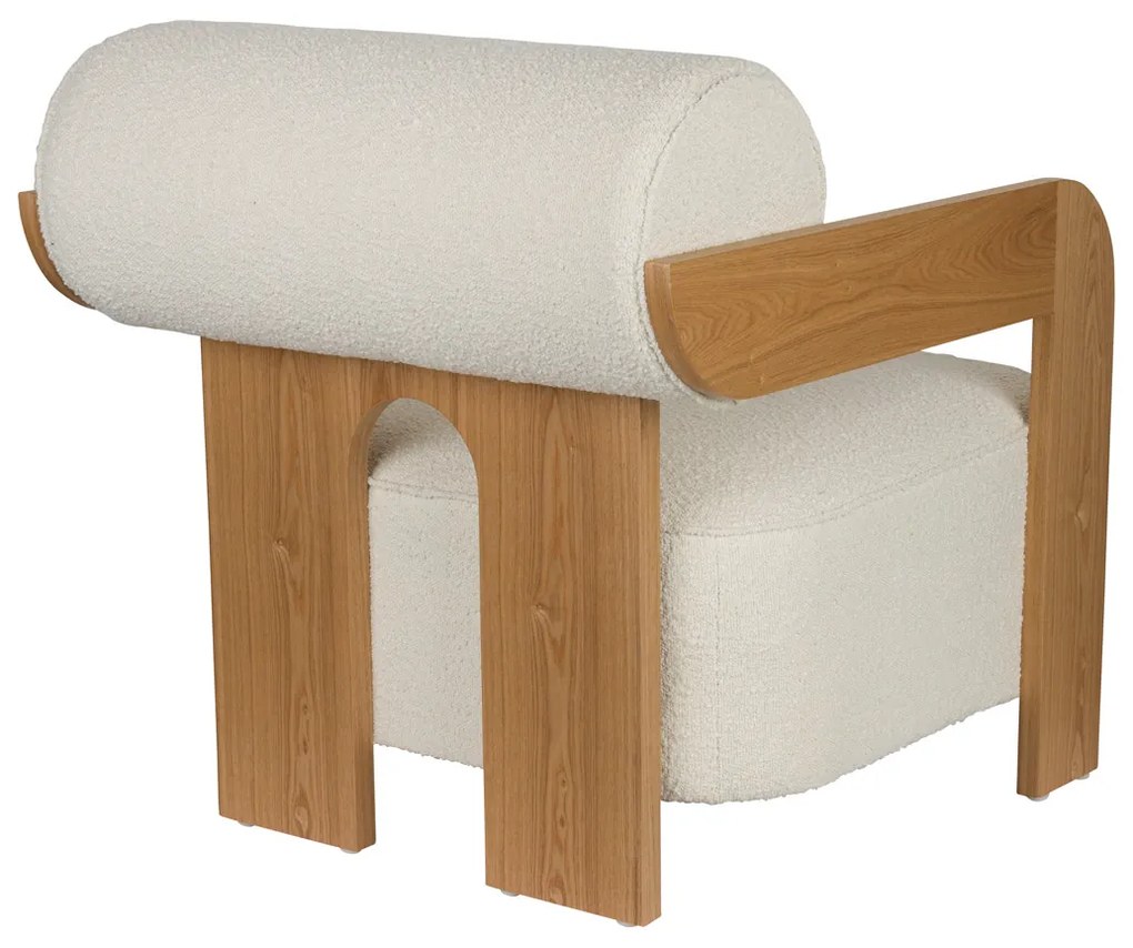 Zuiver Oolong Eiken Fauteuil Modern Design Beige