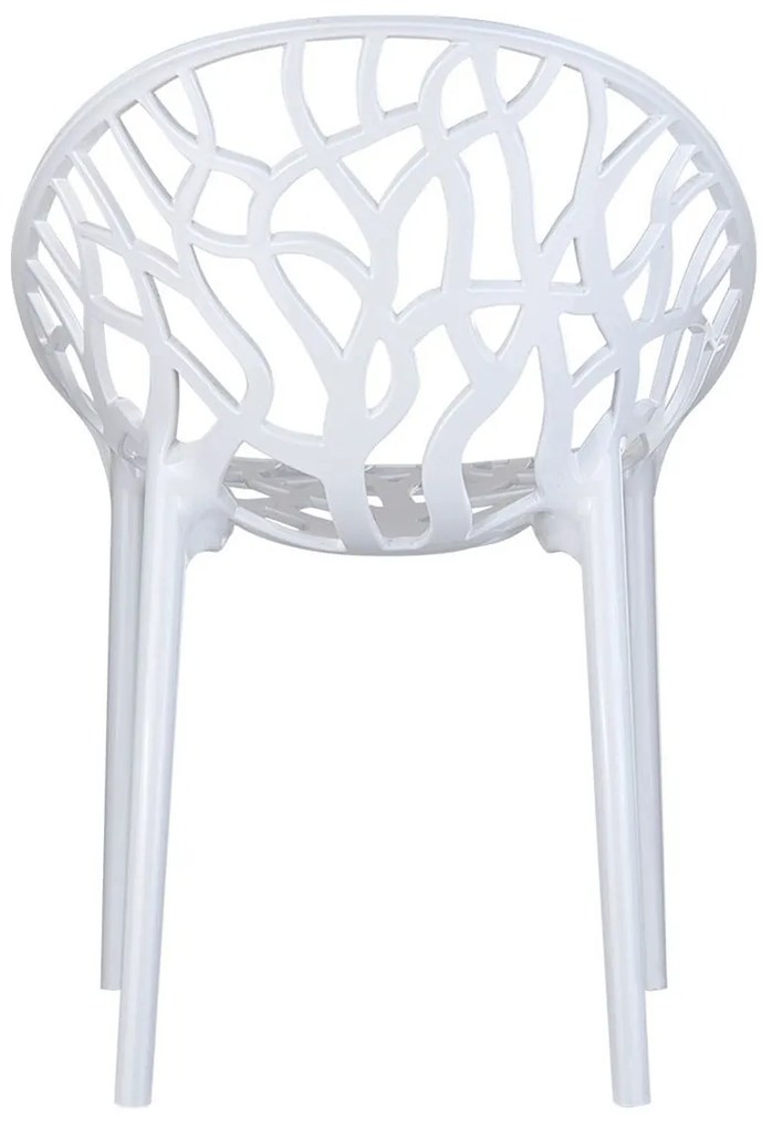 Siesta Crystal stapelbare tuinstoel - Wit