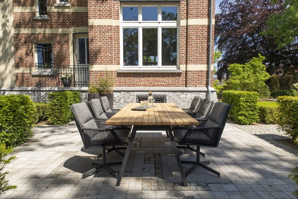 4 Seasons Outdoor Primavera loungestoel SALE  Loungestoel    antraciet weerbestendig