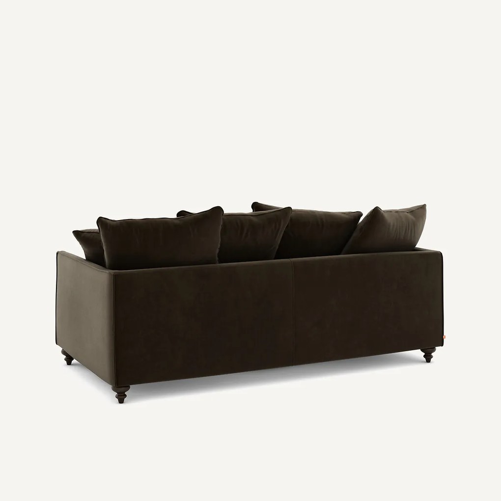 Omvormbare 3-zits fluwelen zetel, Lazare