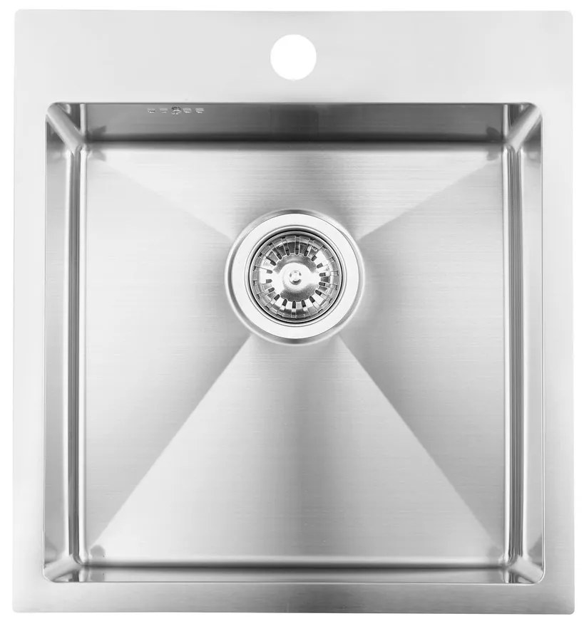 Sapho Epic spoelbak 44x48x20cm met kraangat RVS