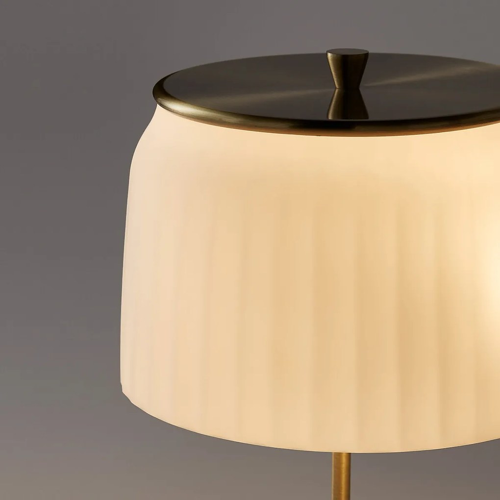 Lamp op voet opaline Canelé