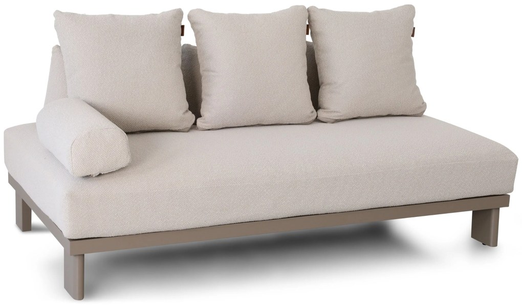 Loungeset tuin 6 personen Aluminium Taupe Santika Furniture Santika