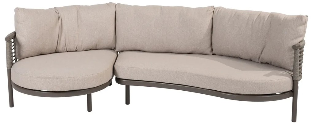 Taste by 4 Seasons Puglia chaise loungebank terre Loungebank bruin weerbestendig