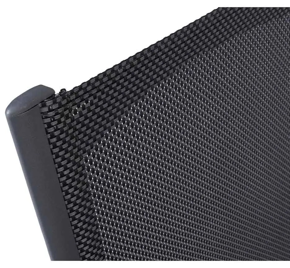 4 Seasons Cadiz tuinstoel verstelbaar - matt carbon