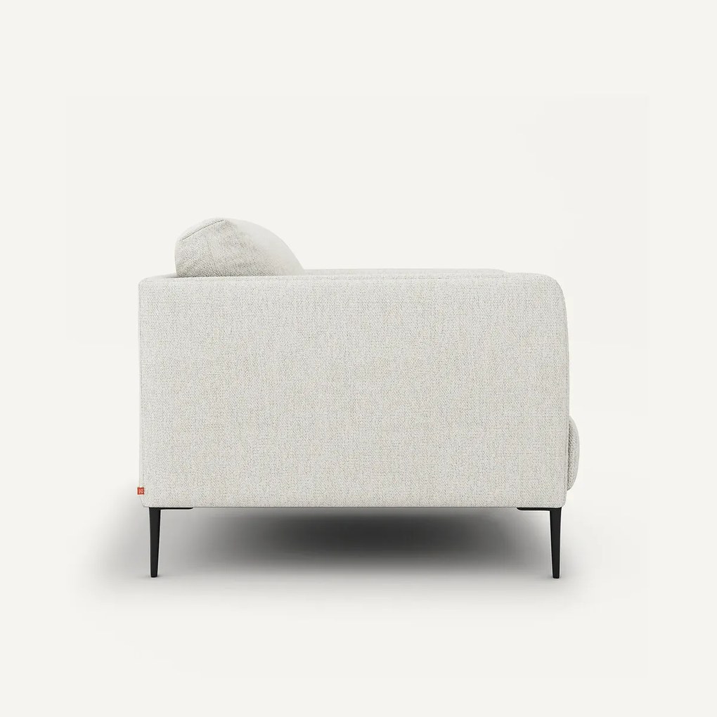 Fauteuil in gemêleerde badstof, Oscar, Emmanuel Gallina