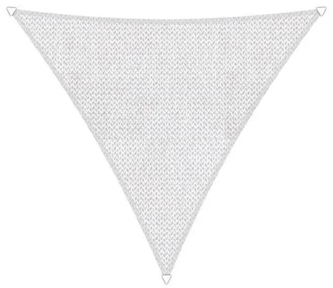 Driehoek 4x5x5.4m wit met rvs bevestigingsset