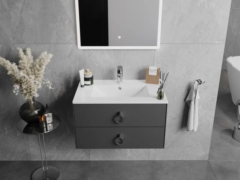 Mexen Atena inbouw wastafelblad 71 x 46 cm, wit - 25017000