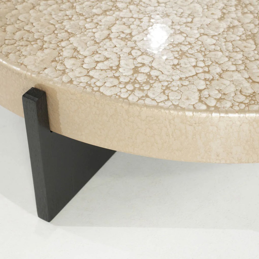 Eleonora Juliet Luxe Salontafel Rond Groot Beige - 110 X 110cm.
