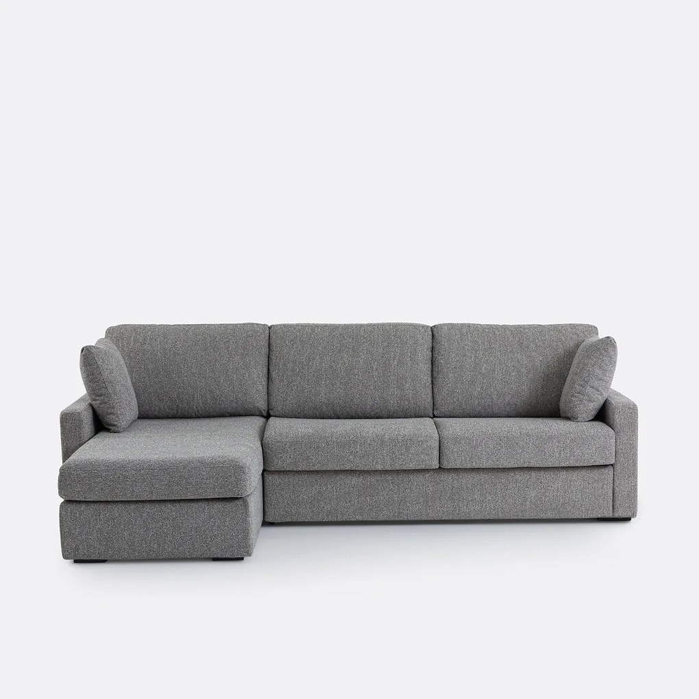 Gestructureerde gemêleerde hoekslaapbank, schuim, Timor