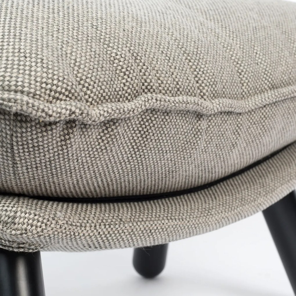 Zuiver Lazy Sack Lichtgrijze Voetenbank