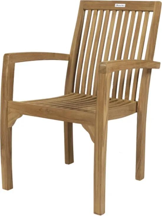 Teak stoel Sunda- stapelbaar- voor binnen en buiten- min afname 2 stuks