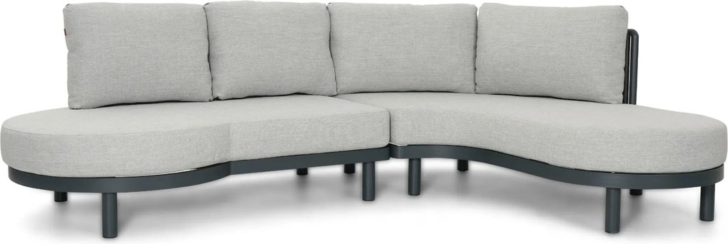 Loungeset tuin 5 personen Rope Grijs  Santika Furniture Santika