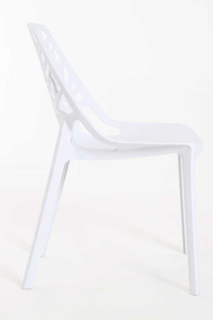 Set 4 Hissar Polypropyleen Stoelen