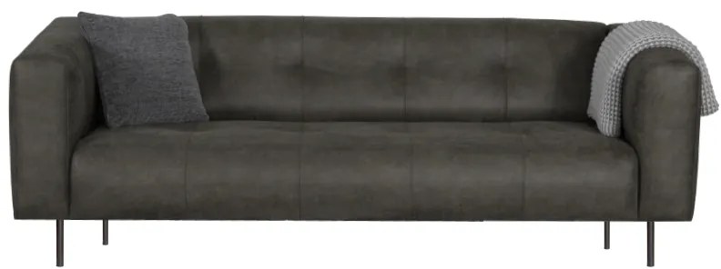 2 zitsbank - Almada - leer Bull antraciet 67
