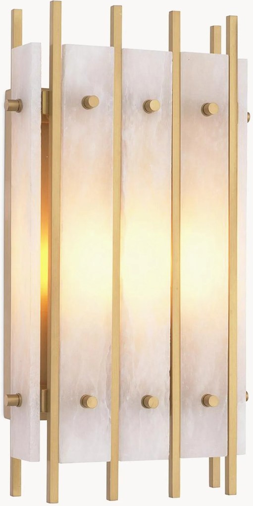 Wandlamp Sparks met albasten lampenkap