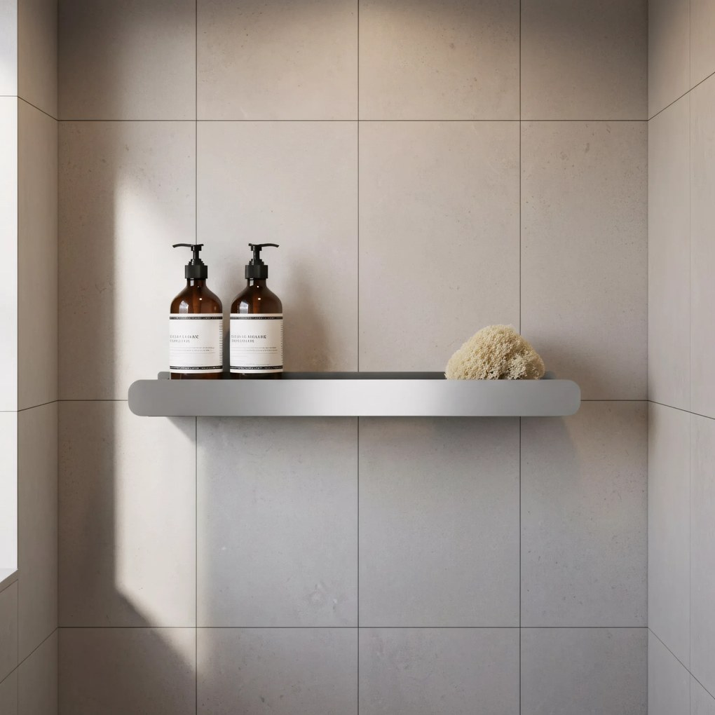 Badkamerplank SF03 60cm steel brush