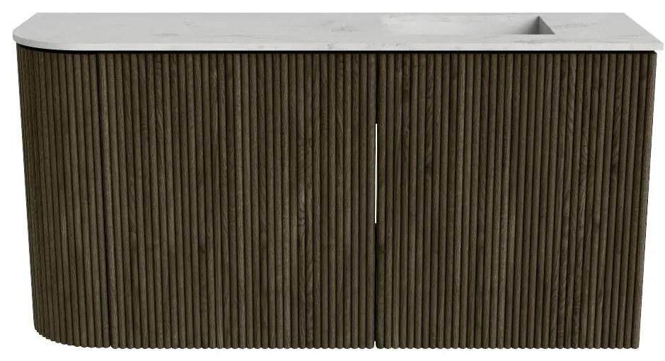 Mondiaz Joya DLux 80cm toiletmeubel ronding links shadow met wastafel faye rechts zonder kraangat opalo