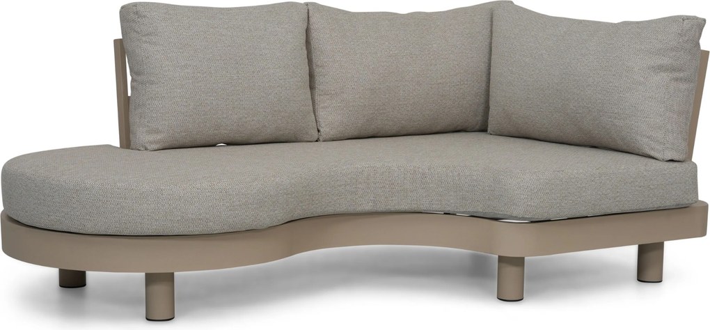 Loungeset tuin 10 personen Aluminium Zand/Beige  Lifestyle Garden Furniture Organio/Elanio