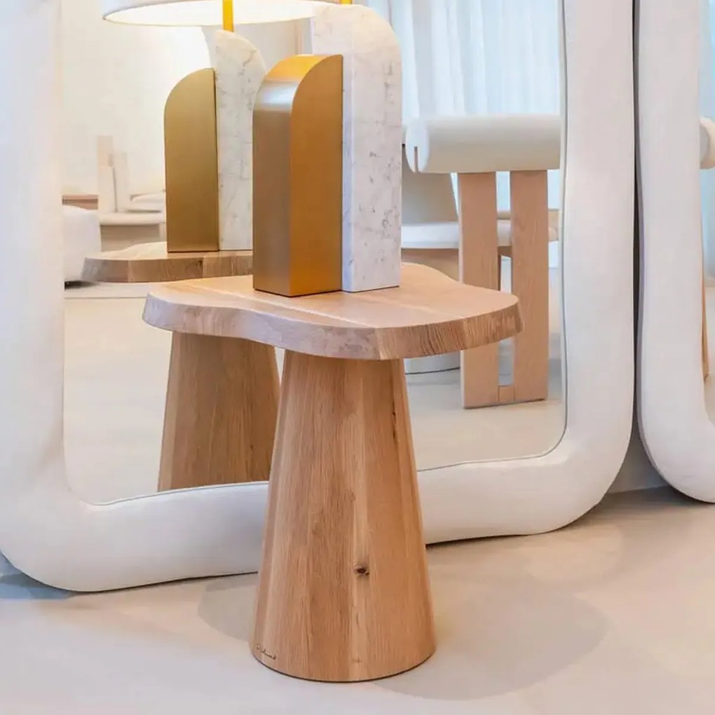 Richmond Interiors Riva Design Bijzettafel Eiken Organisch - 50 X 50cm.